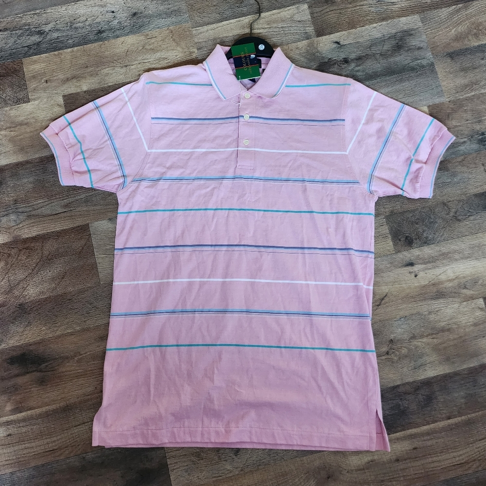 NWT Vintage Colours by Alexander Julian Men Polo Shirt.